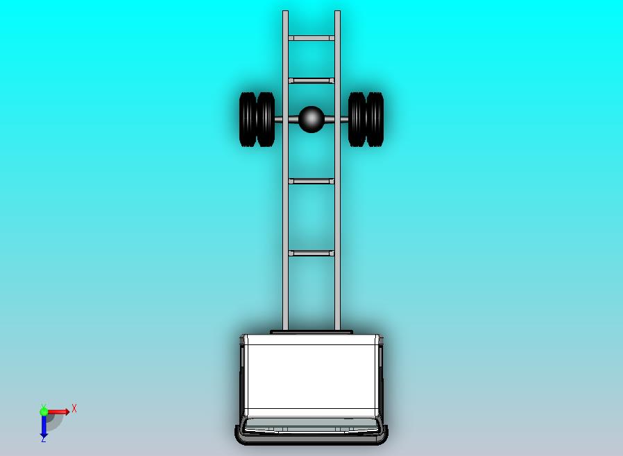 微型卡车装配的cad模型，中型车辆