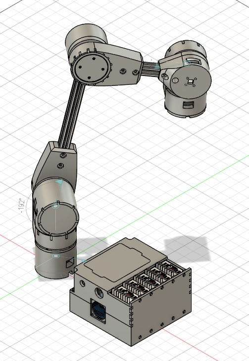 带Nema17的5轴臂机器人