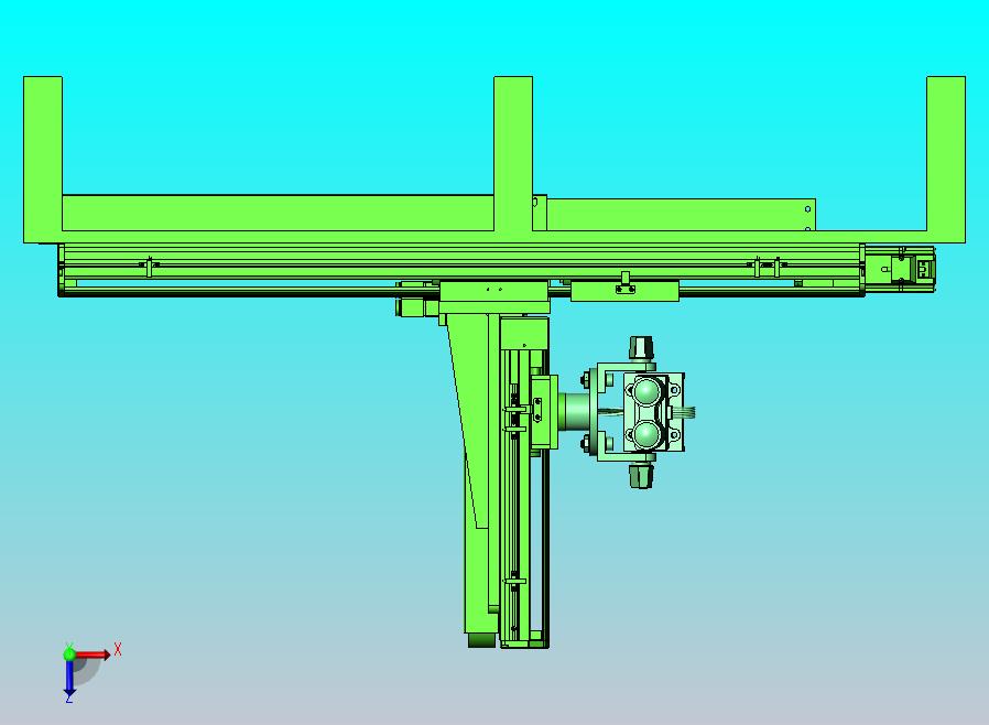 XY轴向移动的视觉扫描机构