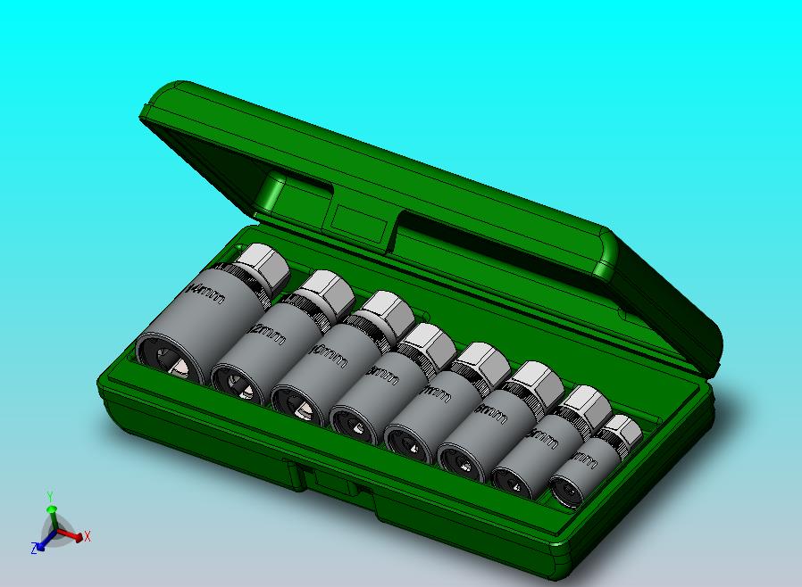 螺柱提取器套件，拧紧双头螺栓的套筒套件