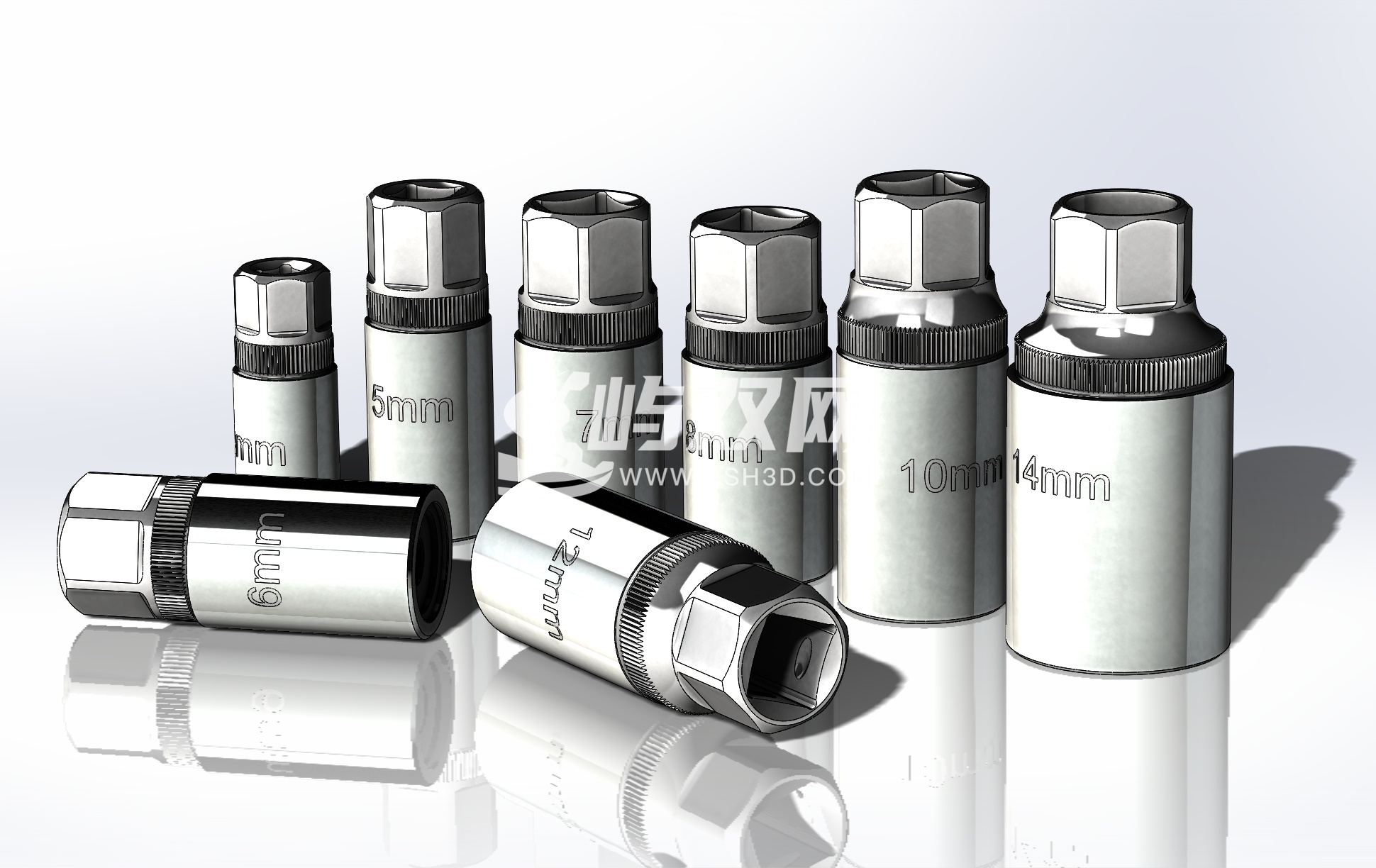 螺柱提取器套件，拧紧双头螺栓的套筒套件