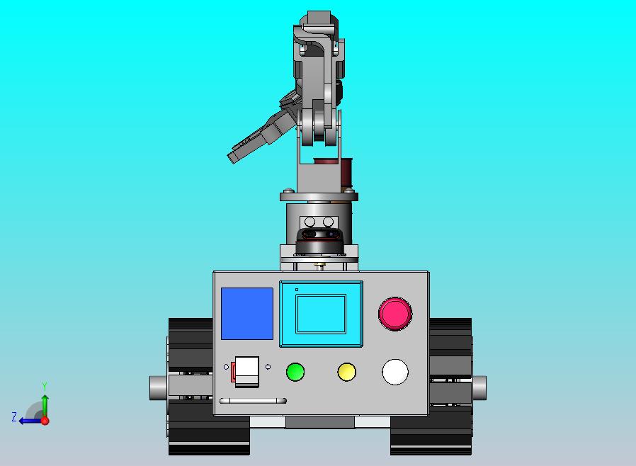 履带式抓取作业机器人