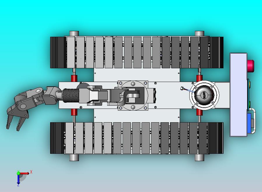 履带式抓取作业机器人