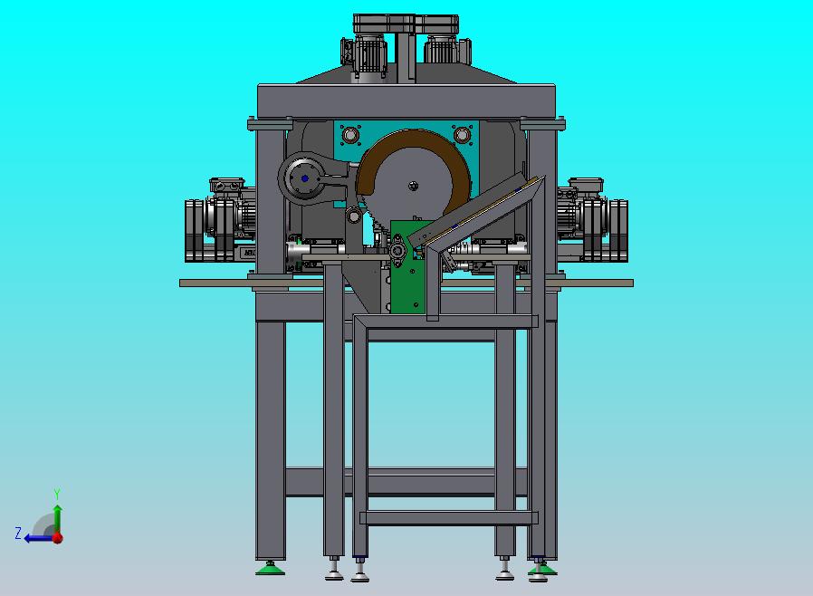 21-方管棒料进给切割和钻孔攻