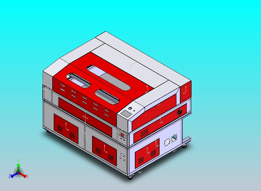 30-二氧化碳100W激光切割机1250x850mm