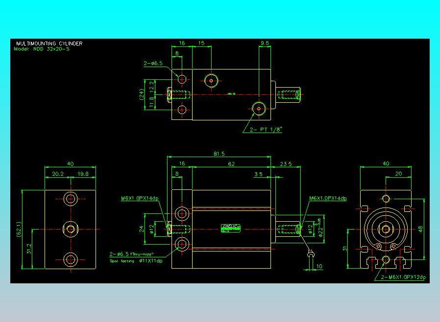 气立可CHELIC气缸油缸2D-NDD32x20-S