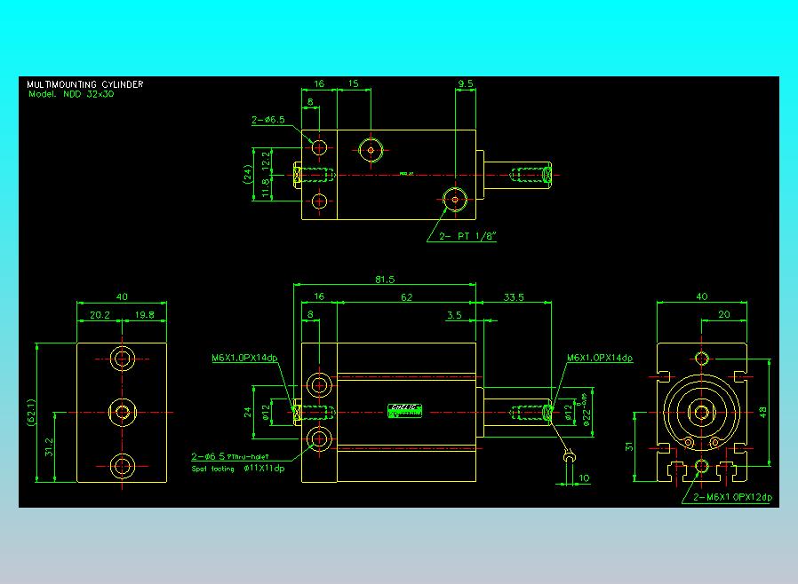 气立可CHELIC气缸油缸2D-NDD32x30