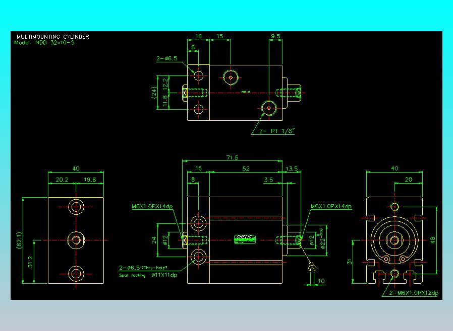气立可CHELIC气缸油缸2D-NDD32x10-S