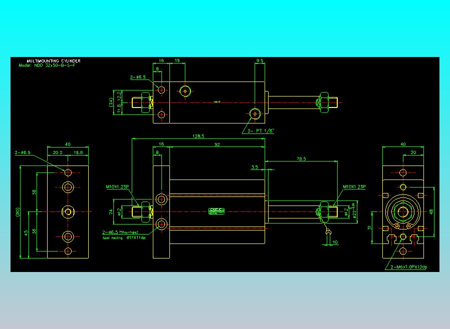 气立可CHELIC气缸油缸2D-NDD32x50-B-S-F