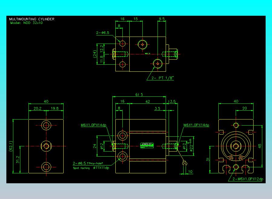 气立可CHELIC气缸油缸2D-NDD32x10