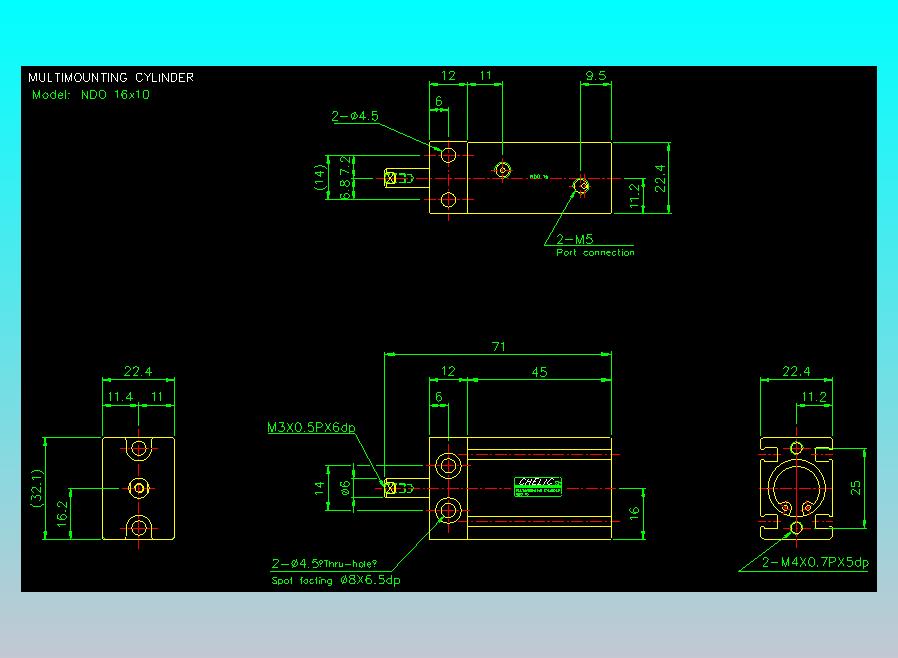 气立可CHELIC气缸油缸2D-NDO16x10
