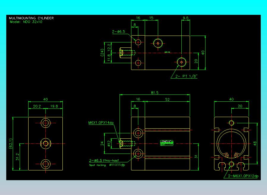 气立可CHELIC气缸油缸2D-NDO32x10