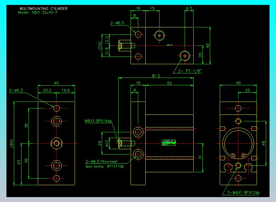 气立可CHELIC气缸油缸2D-NDO32x10-F