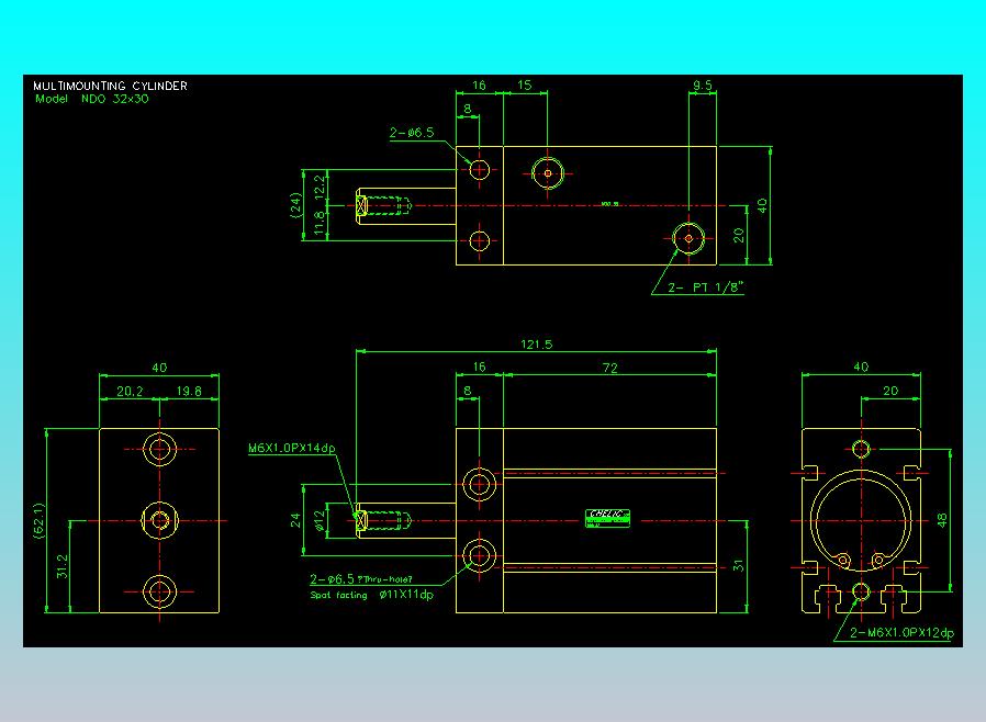 气立可CHELIC气缸油缸2D-NDO32x30