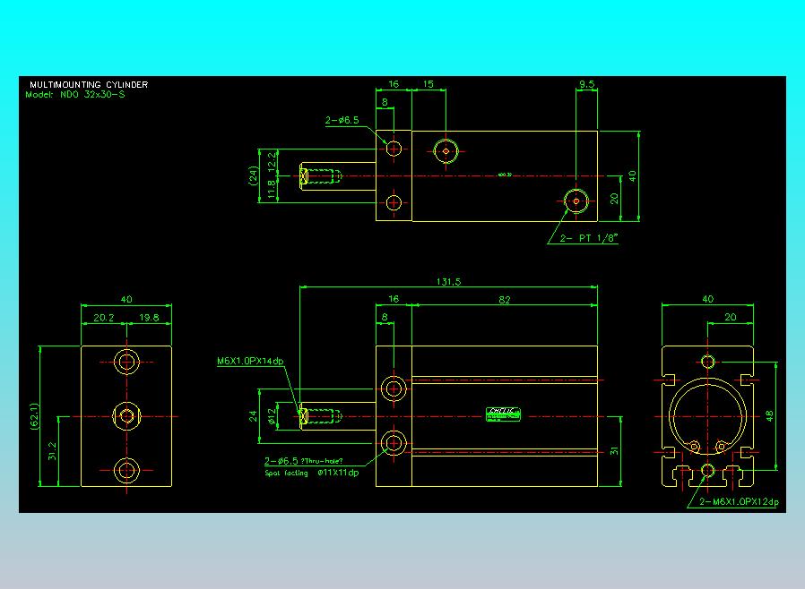 气立可CHELIC气缸油缸2D-NDO32x30-S