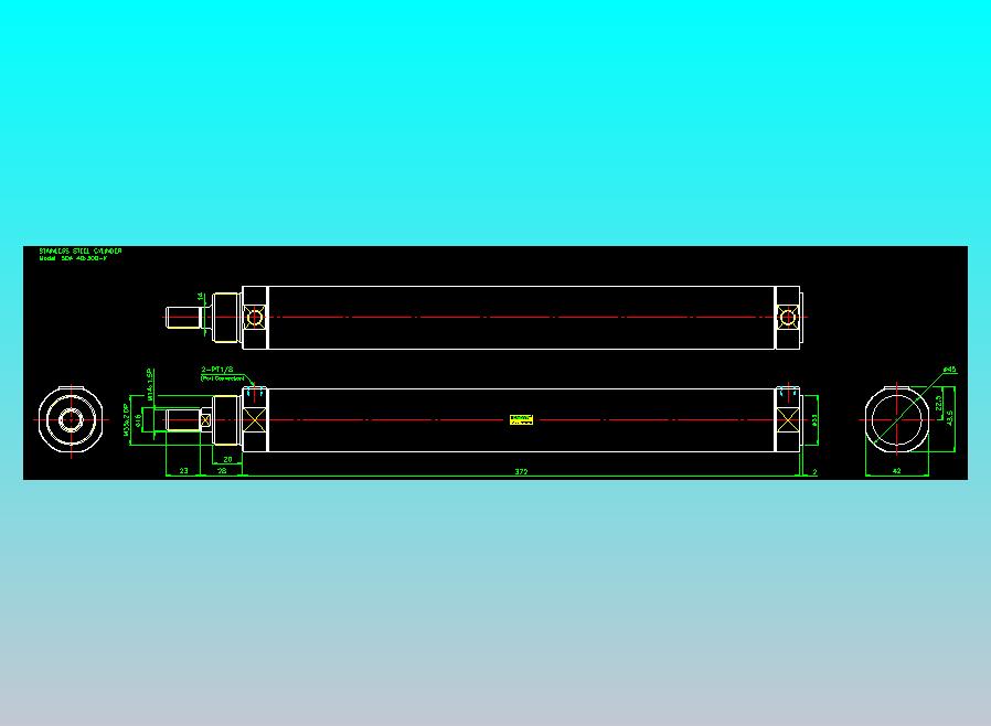 气立可CHELIC气缸油缸2D-SDA40x300-K