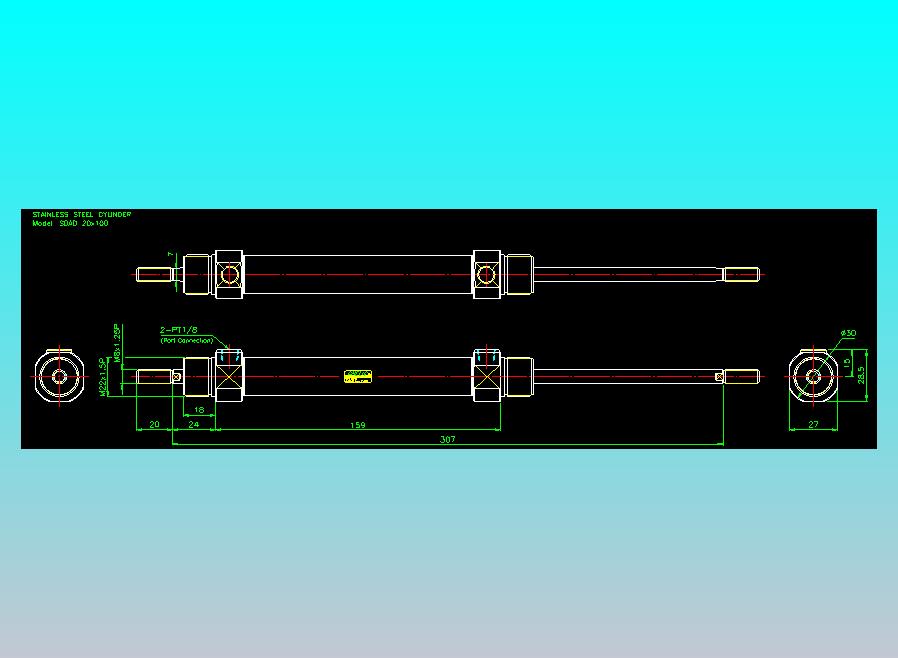 气立可CHELIC气缸油缸2D-SDAD20x100