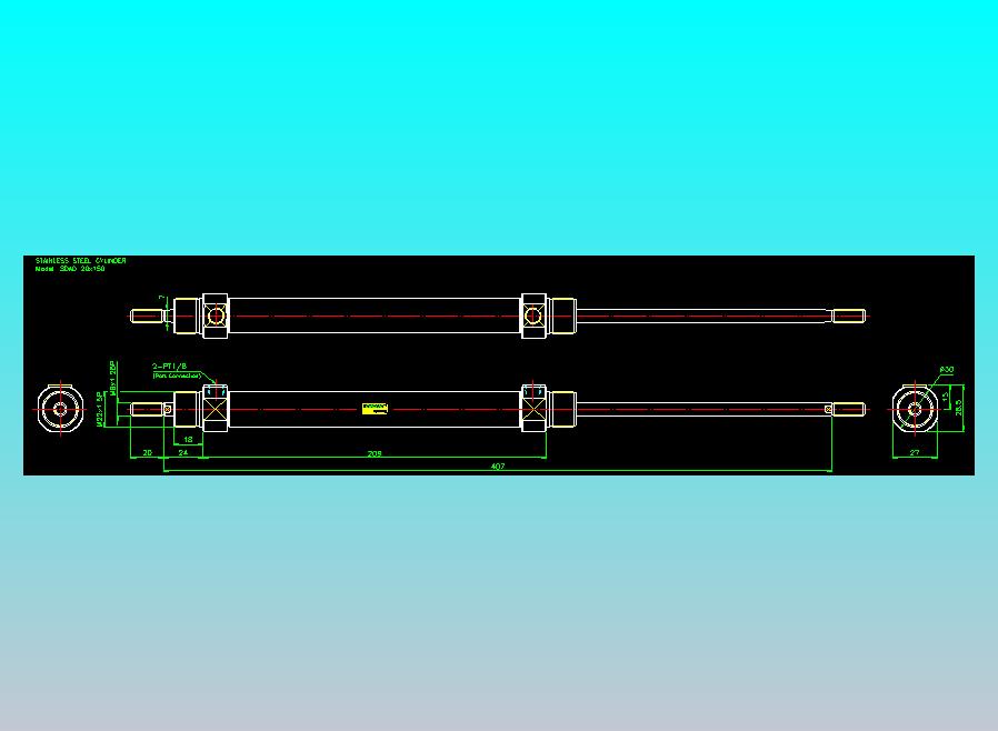 气立可CHELIC气缸油缸2D-SDAD20x150
