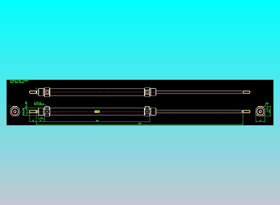 气立可CHELIC气缸油缸2D-SDAD20x250