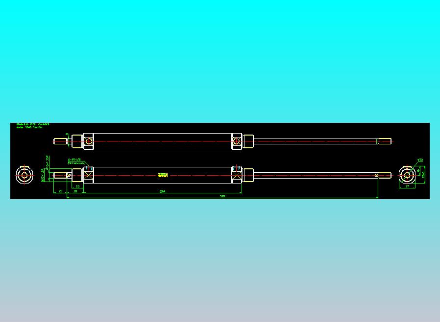 气立可CHELIC气缸油缸2D-SDAD25x200