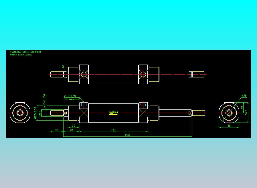 气立可CHELIC气缸油缸2D-SDAD32x50