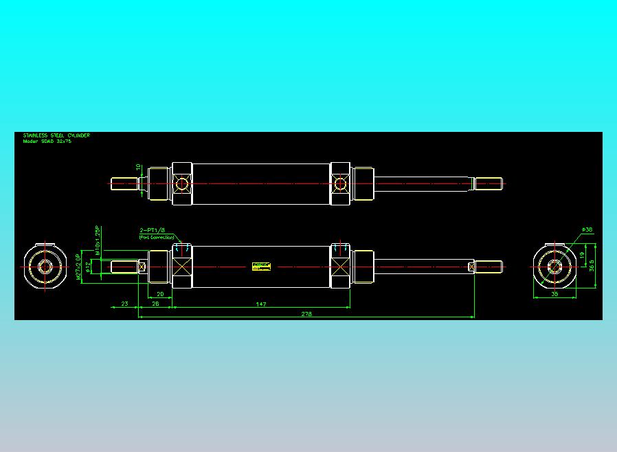 气立可CHELIC气缸油缸2D-SDAD32x75