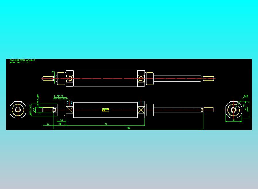 气立可CHELIC气缸油缸2D-SDAD32x100