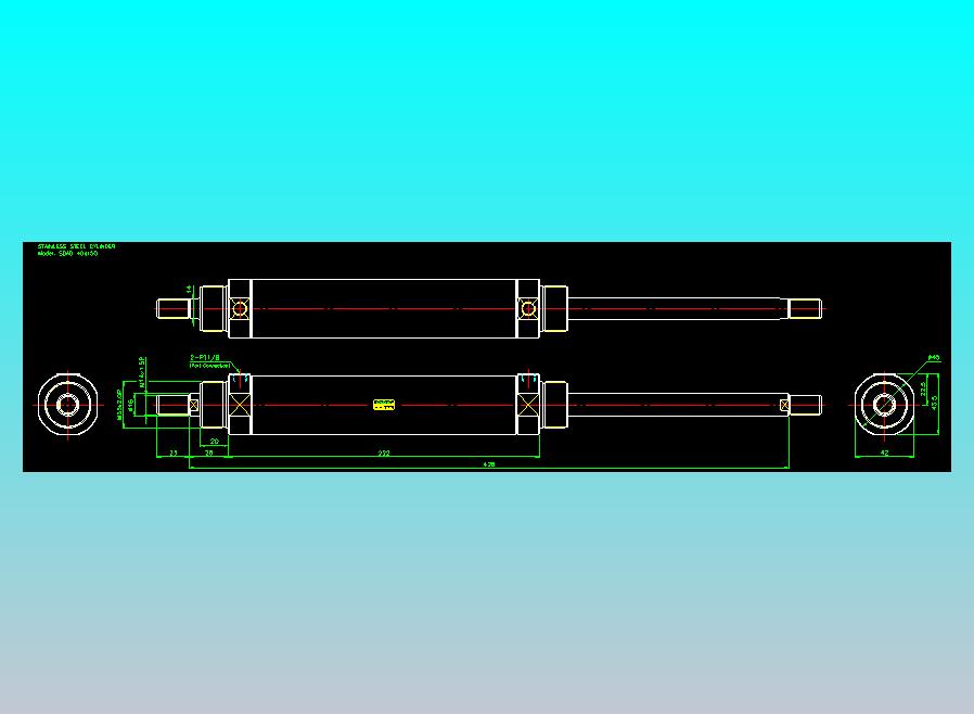 气立可CHELIC气缸油缸2D-SDAD40x150