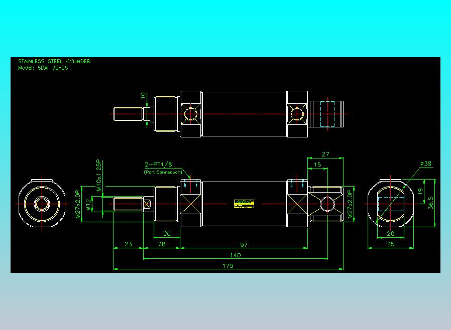 气立可CHELIC气缸油缸2D-SDAI32x25