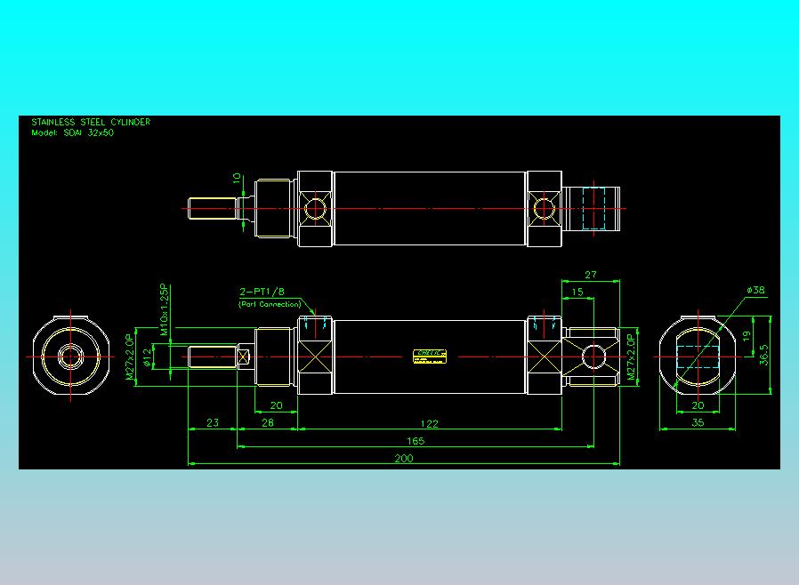 气立可CHELIC气缸油缸2D-SDAI32x50