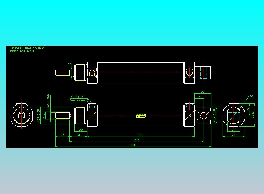气立可CHELIC气缸油缸2D-SDAI32x75