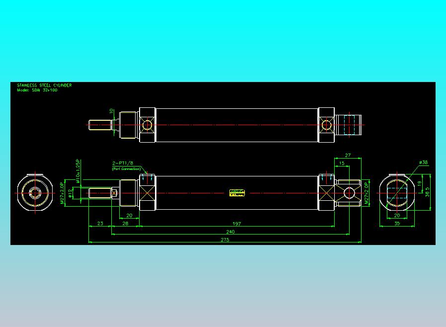 气立可CHELIC气缸油缸2D-SDAI32x100
