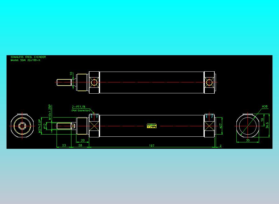 气立可CHELIC气缸油缸2D-SDAI32x100-K