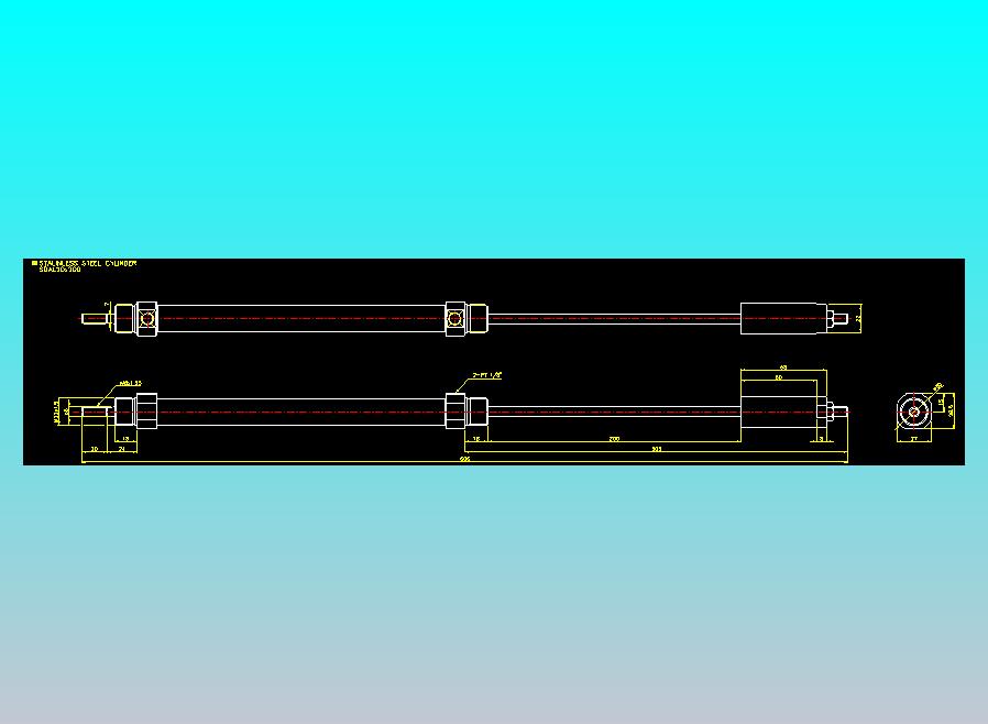 气立可CHELIC气缸油缸2D-SDAL20x200