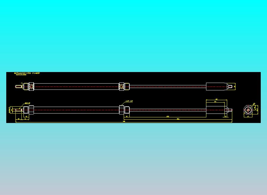 气立可CHELIC气缸油缸2D-SDAL20x250