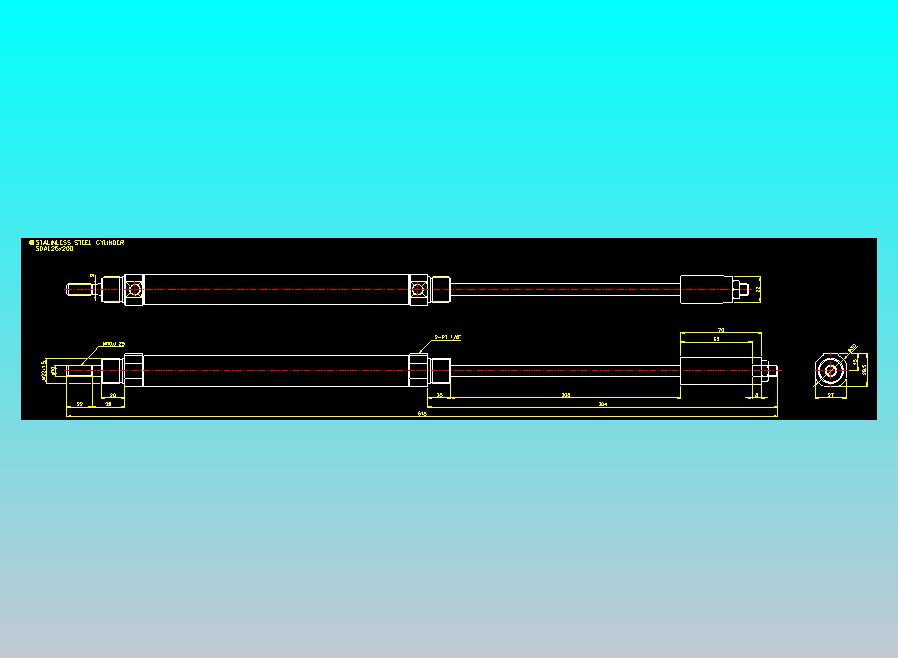 气立可CHELIC气缸油缸2D-SDAL25x200