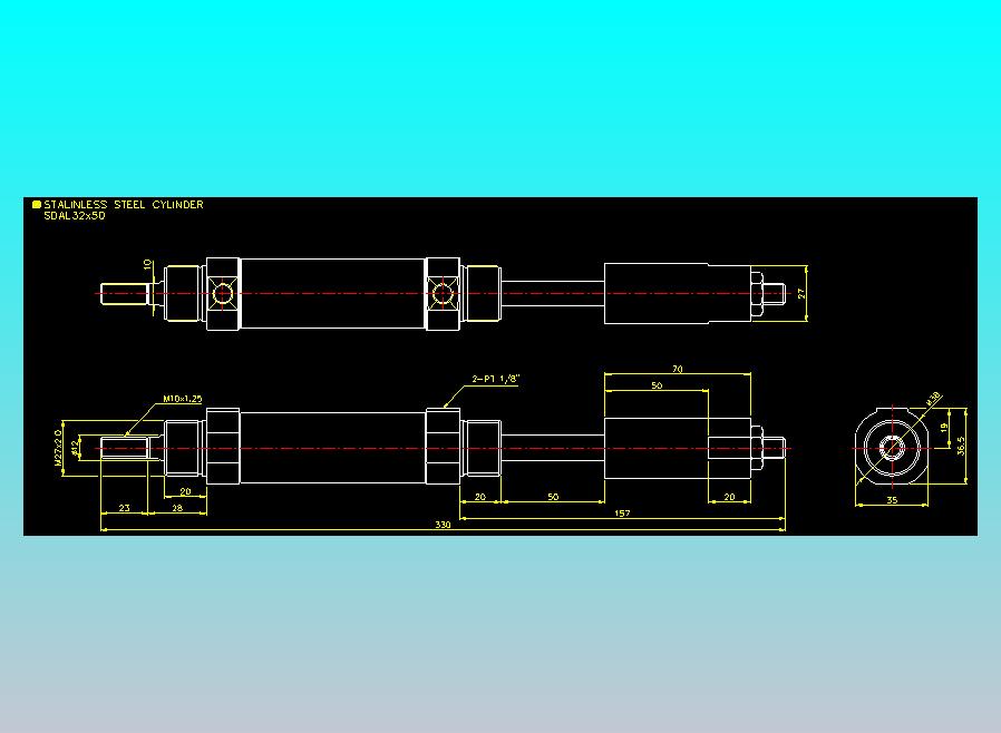 气立可CHELIC气缸油缸2D-SDAL32x50