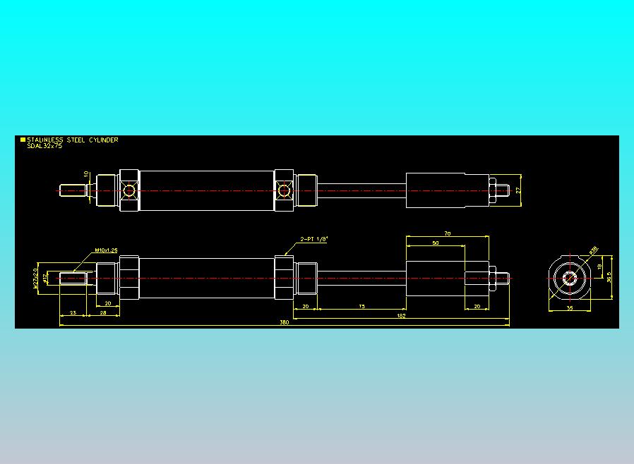 气立可CHELIC气缸油缸2D-SDAL32x75