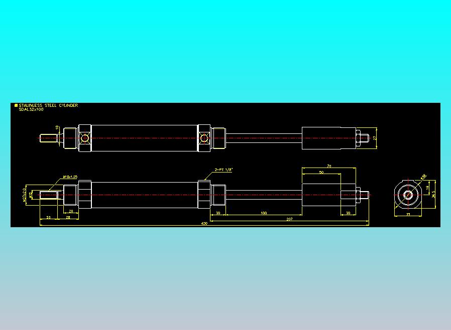 气立可CHELIC气缸油缸2D-SDAL32x100