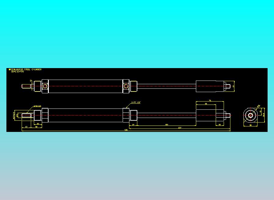 气立可CHELIC气缸油缸2D-SDAL32x150