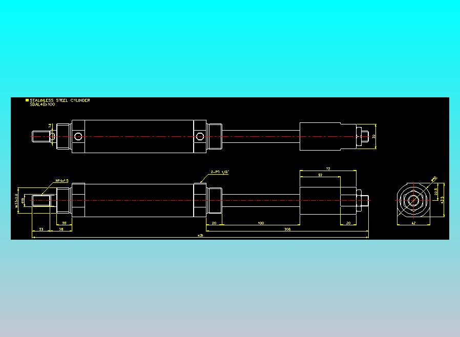 气立可CHELIC气缸油缸2D-SDAL40x100