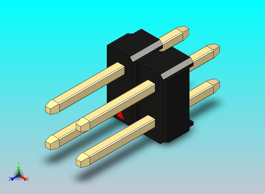 DS1021排针 黑 2x02p 100mil 类型1 版本1.0.zip