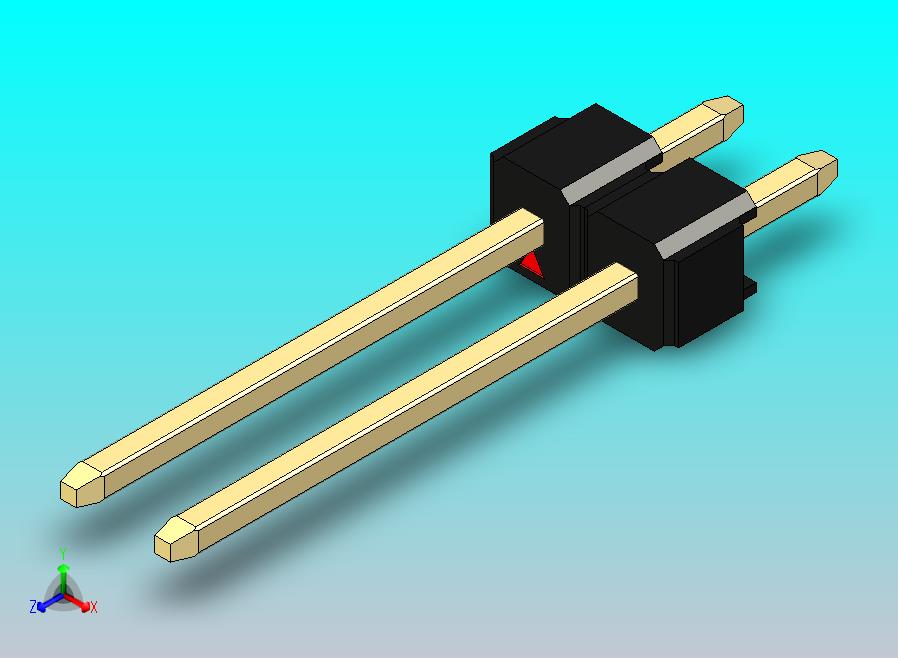 DS1021排针 黑色 1x02p 100mil 类型5 版本1.0.zip