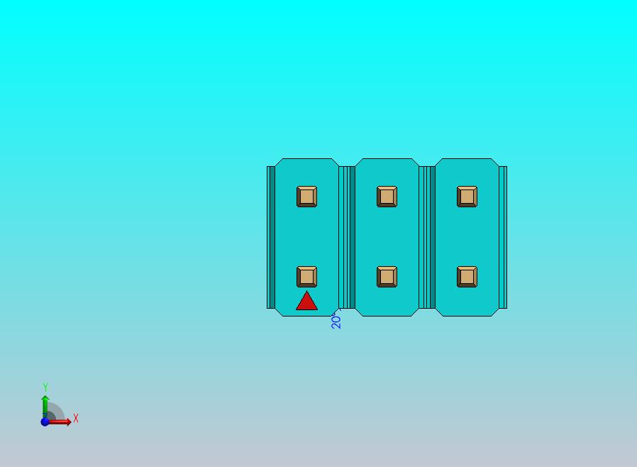 DS1021排针 100mil(2.54mm) 型号19(3x18.8mm) 3Rx32针彩色 REV1.0