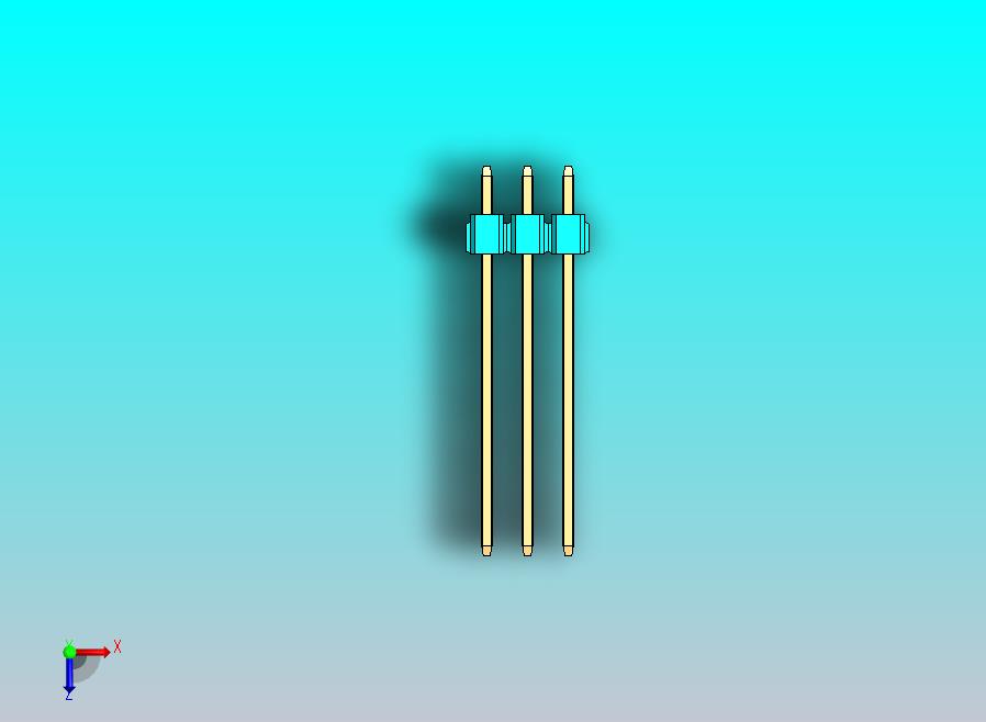 DS1021排针 100mil(2.54mm) 型号19(3x18.8mm) 3Rx32针彩色 REV1.0