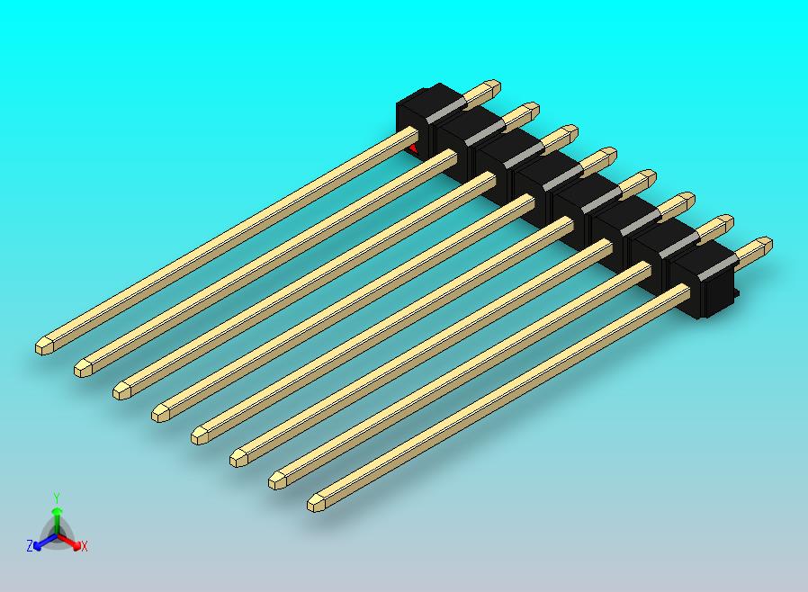 DS1021排针 黑色 1x08p 100mil 类型43 版本1.0.zip