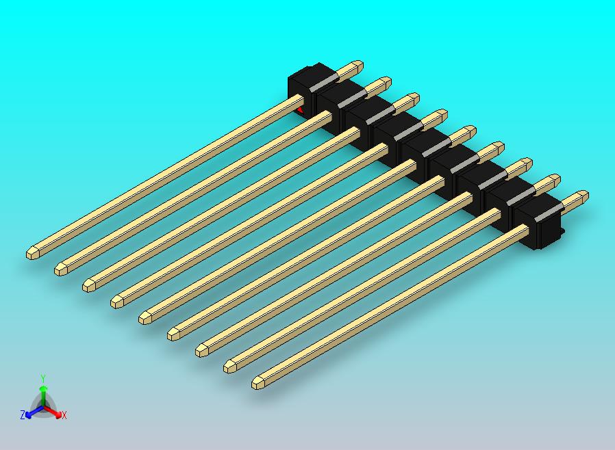 DS1021排针 黑色 1x09p 100mil 类型43 版本1.0.zip