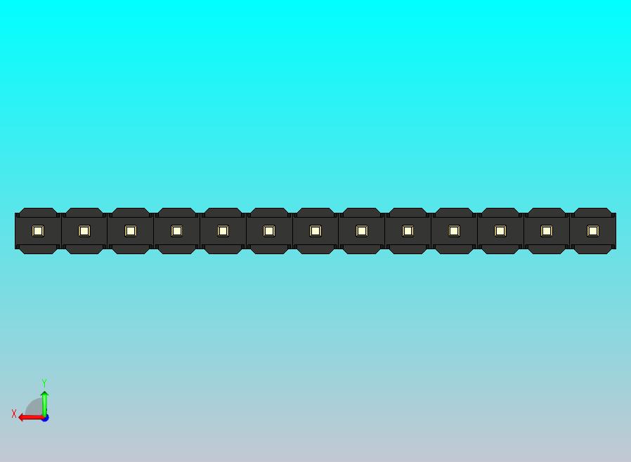 DS1021排针 黑色 1x13p 100mil 类型19 版本1.0.zip