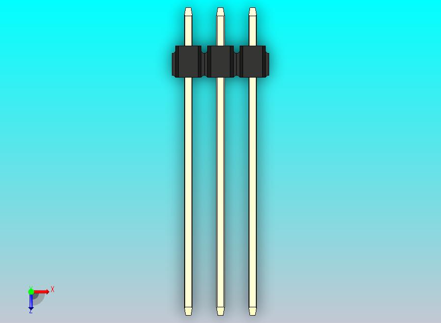 DS1021排针 黑色 1x03p 100mil 类型19 版本1.0.zip