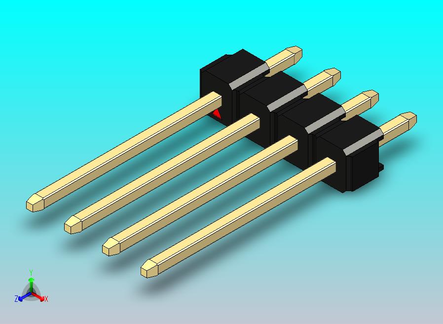 DS1021排针 黑色 1x04p 100mil 类型5 版本1.0.zip